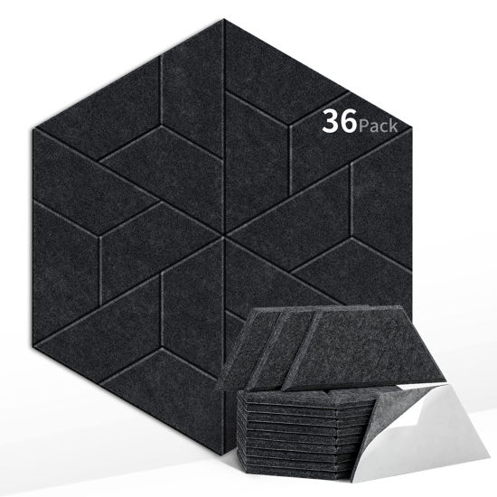 GetUSCart- Yoillione 36 Pack Acoustic Panels Sound Absorbing