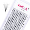 Picture of Pre Made Eye Lash Extension Fans 10D Premade Volume Eyelash Extensions 0.07 Thickness D Curly Premade Lash Fans Pointed Base Middle Stem Eyelash Extension (10D-0.07D, 11-19mm)