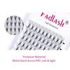 Picture of Pre Made Eye Lash Extension Fans 10D Premade Volume Eyelash Extensions 0.07 Thickness D Curly Premade Lash Fans Pointed Base Middle Stem Eyelash Extension (10D-0.07D, 11-19mm)