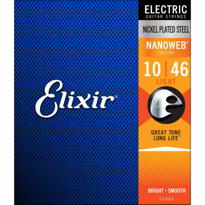 Picture of Elixir Nanoweb Electric Guitar Strings | 3 Pack | Light | 10-46