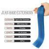 Picture of 16Inch Tape in Hair Extensions Blue 100% Remy Human Hair Extensions Silky Straight for Fashion Women 20 Pcs/Package(16Inch #Blue 30g)