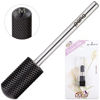 Picture of PANA Smooth Top Large Barrel 3/32" Shank Size - (DLC Black, Medium Grit) - Fast remove Acrylic or Hard Gel Nail Drill Bit for Manicure Pedicure Salon Professional or Beginner