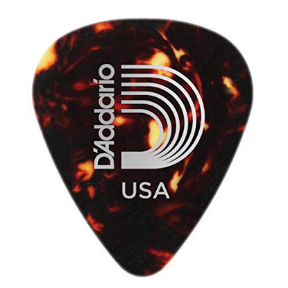 Picture of D'Addario Shell-Color Celluloid Guitar Picks, 25 pack, Heavy