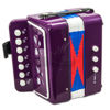 Picture of SKY Accordion Purple Color 7 Button 2 Bass Kid Music Instrument Easy to PlayGREAT GIFT