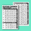 Picture of Guitar Cheatsheets Bundle (Chords, Scales, and Triads Cheatsheet • Laminated Pocket Reference (SMALL - 4-in x 6-in)