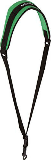 Picture of Movo MS-20L-G Neoprene Instrument Neck Strap for Saxophones, Horns, Bass Clarinets, Basoons, Oboes and More (Green - Long Length)