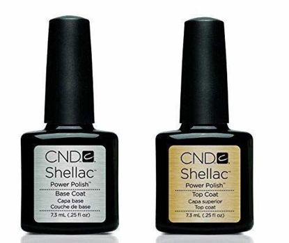 Picture of Shellac Power Polish Capa Superior Top Coat and Base Coat