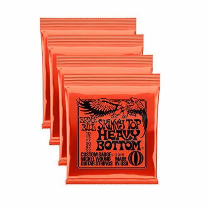 Picture of Ernie Ball 2215 Skinny Top/Heavy Bottom Slinky Nickel Wound Strings - 4 PACK