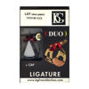 Picture of BG LDT-Silver Plated Duo Ligature for Tenor Sax