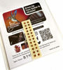 Picture of Inlay Sticker Fret Markers for Guitars & Bass - 1/8" Small Side Marker Dots - Abalone Red