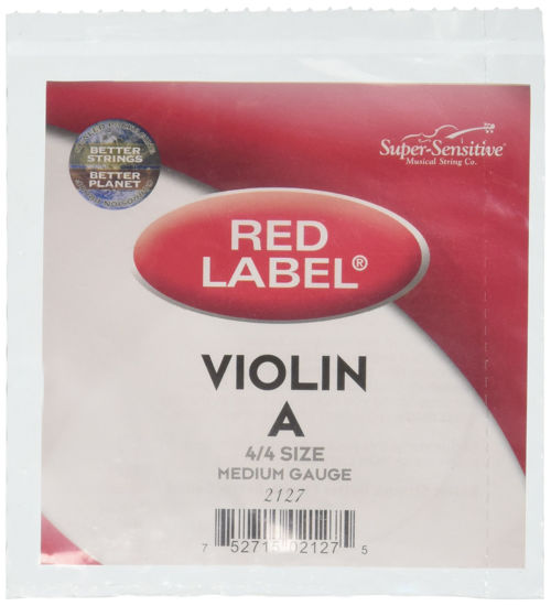 Picture of Super Sensitive Red Label Violin A String 4/4 Medium