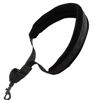 Picture of Xinlink Professional Black Colored Padded Alto Tenor Saxophone Neck Strap with Locking Snap Hook for Sax Player Music Instrument