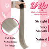 Picture of Sunny U Tips Human Hair Extensions Ombre #1B Natural Black Ombre #Grey Utip Hair Extensions Hot Fusion Utips Hair Extensions Ombre Black Pre Bonded Keratin Human Hair Extensions U Tip 50g 16inch