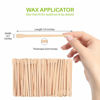 Picture of Mibly Wooden Wax Sticks - Eyebrow, Lip, Nose Small Waxing Applicator Sticks for Hair Removal and Smooth Skin - Spa and Home Usage (Pack of 500)