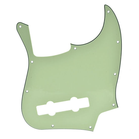 Picture of Dopro 5 String Jazz Bass Pick Guard J Bass Scratch Plate for USA/Mexican Fender 5 String Jazz Bass Mint Green 3 Ply