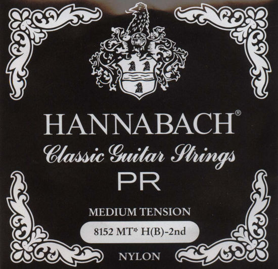 Picture of Hannabach Series 815 Medium Tension Silver Special Single H/B2 String for Classic Guitar (652522)