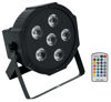 Picture of Rockville Battery PAR 6RF Rechargeable RGBWA+UV Wireless DMX LED Light+RF Remote