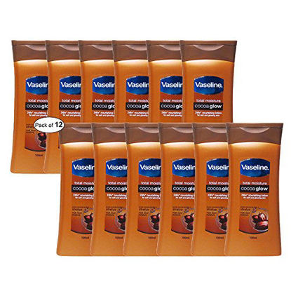 Picture of Vaseline Body Lotion With Cocoa Glow (100ml) (Pack Of 12)