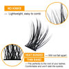 Picture of Lash Clusters D Curl 12mm Manga Lashes 72 Clusters Lashes B&Q LASH DIY Eyelash Extensions C D Curl Wispy Spiky Eyelash Clusters Extensions Individual Lashes Cluster DIY at Home (B20,D-12mm)