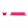 Picture of EXCEART Guitar Pickup Cover ST 6 Hole Single Coil Switch Tip Holder 2 Tone 1 Volume Knobs Set for Fender Stratocaster Replacement Accessory Pink