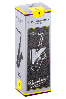 Picture of Vandoren SR624 Tenor Sax V.12 Reeds Strength 4; Box of 5