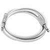 Picture of Seismic Audio - SASTSX-6White - 6 Foot White 1/4 Inch TS Patch Cables - 6' Professional Audio Unbalanced 1/4" Patch Cord