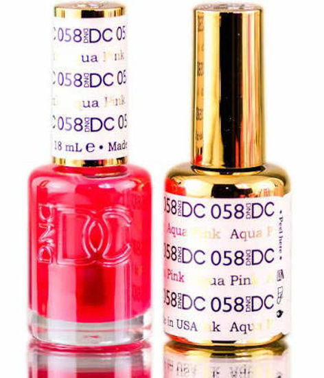 Picture of DND Premium DC Gel Set (DC 058 AQUA PINK)