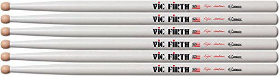 Picture of Vic Firth Corpsmaster Marching Drum Stick 3-Pack SRH Ralph Hardimon Wood Tip