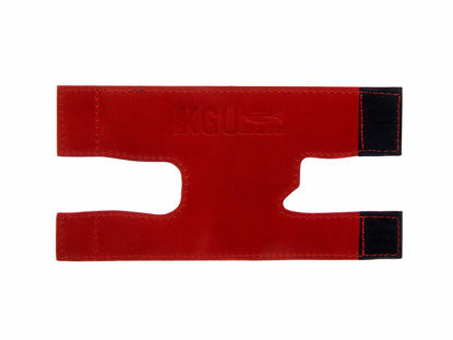 Picture of Trumpet valve guard by KGUBrass is the Red leather trumpet valve protector made of luxurious mild and thick material; use as protection from corrosion, scratches and stains