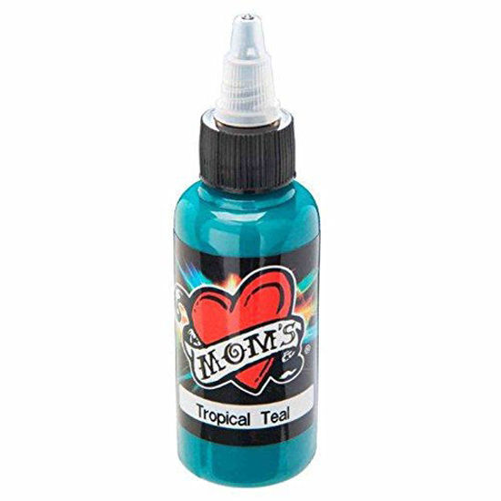 Picture of TROPICAL TEAL Millennium Moms 1/2oz Tattoo Ink Mom's Millenium Milennium Pigment