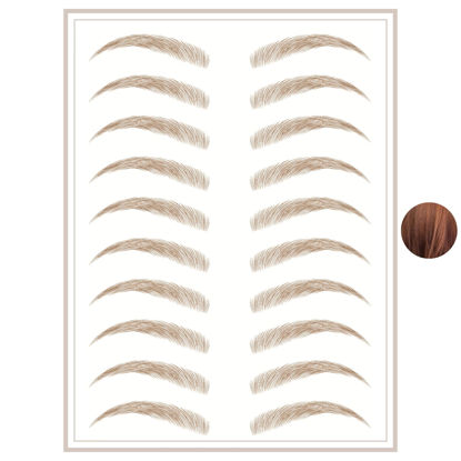 Picture of Brows by Bossy Temporary Eyebrow Tattoos Waterproof Eyebrow Stickers, False Tattoos Hair Like Peel Off Instant Transfer Brows For Women And Men | Natural Strokes, Shaping, Tint…