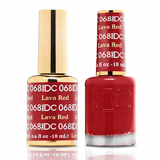 Picture of DND Premium DC Gel Set (DC 068 LAVA RED)