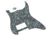 Picture of KAISH 11 Hole ST Strat One Humbucker Guitar Pickguard Scratch Plate Fits Fender Delonge Black White Shell