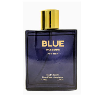 Picture of Hybrid & Company BLUE Pour Homme Cologne for Men Eau De Toilette Natural Spray Masculine Scent, 3.4 Fl Oz