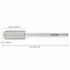 Picture of PANA Smooth Top Small Barrel 3/32" Shank Size - (Silver, Fine Grit) - Fast remove Acrylic or Hard Gel Nail Drill Bit for Manicure Pedicure Salon Professional or Beginner