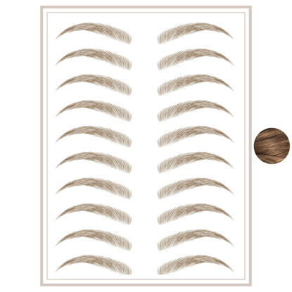 Picture of Brows by Bossy Studio & Co Temporary Eyebrow Tattoos Waterproof Eyebrow Stickers, False Tattoos Hair Like Peel Off Instant Transfer Brows For Women And Men