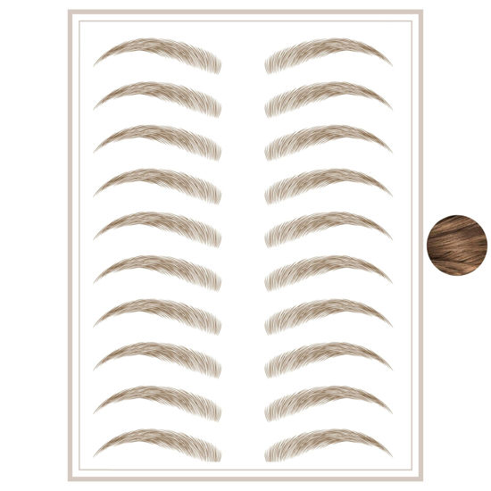 Picture of Brows by Bossy Studio & Co Temporary Eyebrow Tattoos Waterproof Eyebrow Stickers, False Tattoos Hair Like Peel Off Instant Transfer Brows For Women And Men