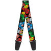 Picture of Buckle-Down Guitar Strap - Dancing Bears Black/Multi Color - 2" Wide - 29-54" Length