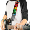 Picture of Buckle-Down Guitar Strap - Dancing Bears Black/Multi Color - 2" Wide - 29-54" Length