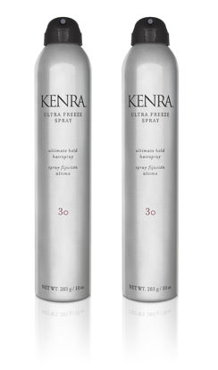 Picture of Kenra Ultra Freeze Spray 30 | Ultimate Hold Hairspray |Long-Lasting, Ultra-Firm Hold |Fast-Drying Formula |Provides Humidity Resistance |High Shine, Flake-Free Finish |All Hair Types | 10 oz (2-Pack)