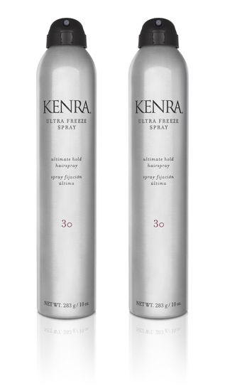 Picture of Kenra Ultra Freeze Spray 30 | Ultimate Hold Hairspray |Long-Lasting, Ultra-Firm Hold |Fast-Drying Formula |Provides Humidity Resistance |High Shine, Flake-Free Finish |All Hair Types | 10 oz (2-Pack)