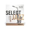 Picture of Rico Select Jazz Alto Sax Reeds, Unfiled, Strength 2 Soft, 10-pack