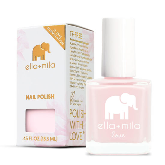 Picture of ella mila Professional Nail Polish - Quick Dry Nail Polish - Long-Lasting & Chip Resistant Formula (Love Collection - Stuck on You - 0.45 fl oz)