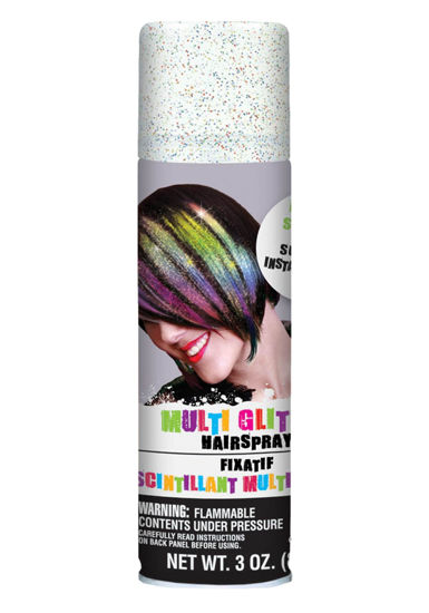 Picture of Amscan Glitter Hair Spray 3oz Multicolor