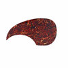 Picture of Milisten Red Tortoise Shell Leopard Guitar Pickguard Self Adhesive Electric Guitar Pick Guard Scratch Plate for Guitar Replacement Parts 128MM