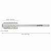 Picture of PANA Smooth Top Small Barrel 3/32" Shank Size - (Silver, 2X Coarse Grit) - Fast remove Acrylic or Hard Gel Nail Drill Bit for Manicure Pedicure Salon Professional or Beginner