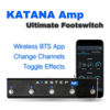 Picture of XSONIC Airstep Kat Edition KATANA MkII & I Footswitch with 5 Footswitches, 2 Control Modes(Change Presets, Toggle Effects), 300H Playtime, Modify Amp sound with BTS App for iOS and Android, Wirelessly