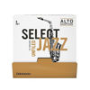 Picture of D'Addario Select Jazz Unfiled Alto Saxophone Reeds, Strength 3 Soft, 25 Box