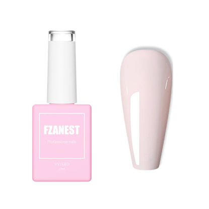 FZANEST Rubber Base Gel For Nails Builder Base Clear Sheer Color Nail  Polish Elastic Base Coat Builder Extension Gel in a Bottle 15ml (Nude)