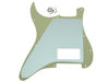 Picture of KAISH 11 Hole ST/Strat Style One Humbucker Guitar Pickguard Scratch Plate for Delonge Stratocaster/Strat Aged White 3 Ply